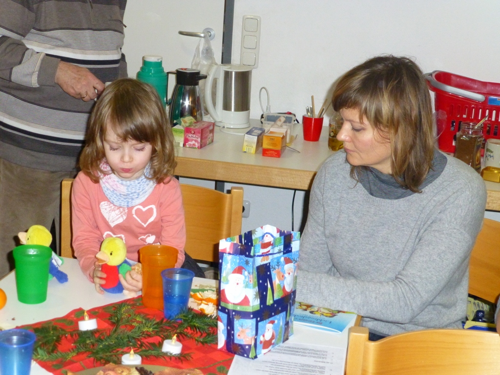 21.12.2012: Weihnachtsfeier bei den Kindern